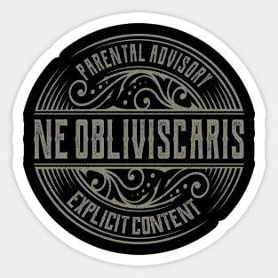 Ne Obliviscaris Vintage Ornament Sticker